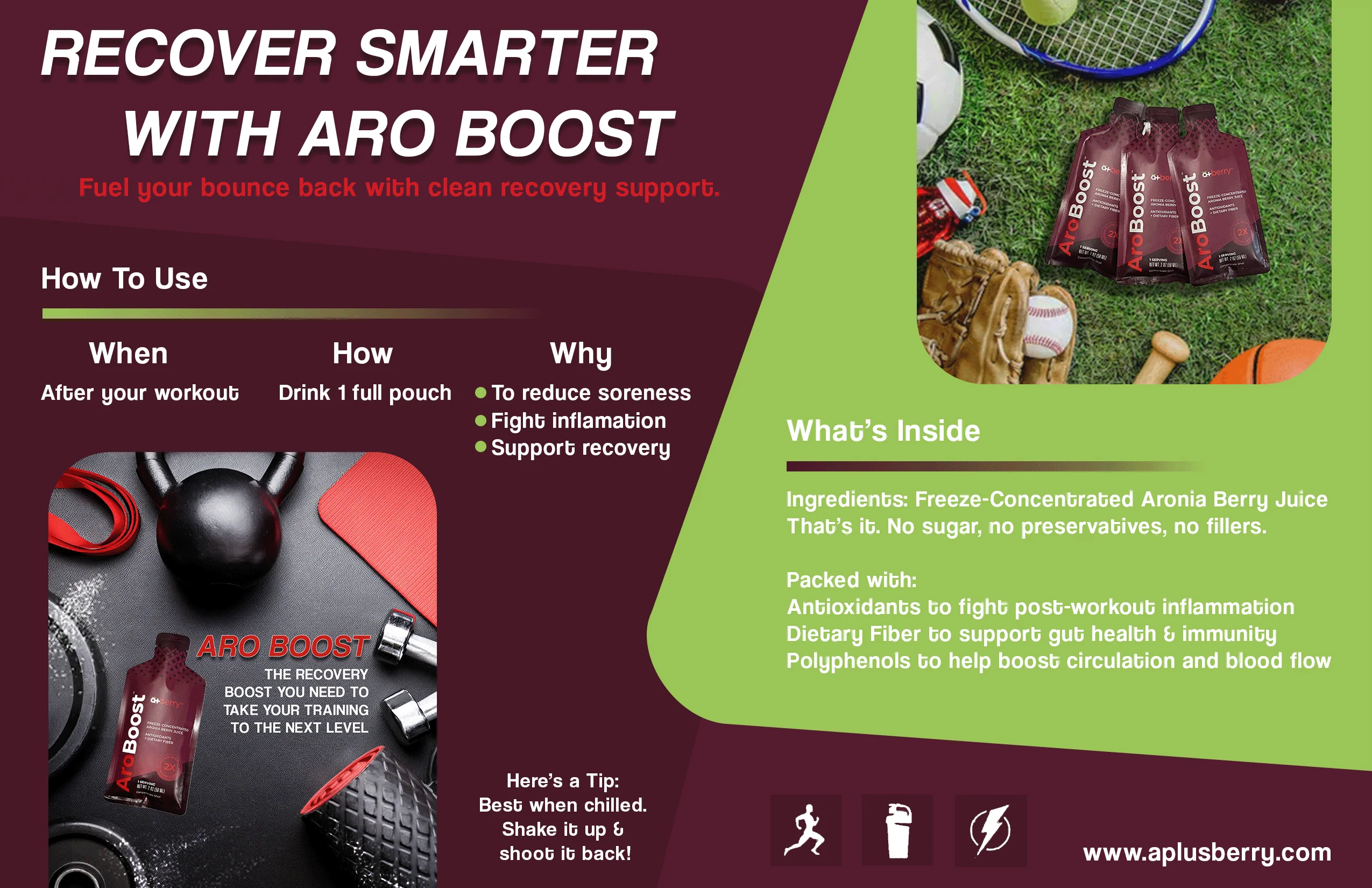 24 Pack AroBoost: All-Natural Power, Superior Recovery. From University Sports to Your Gym - Image 8
