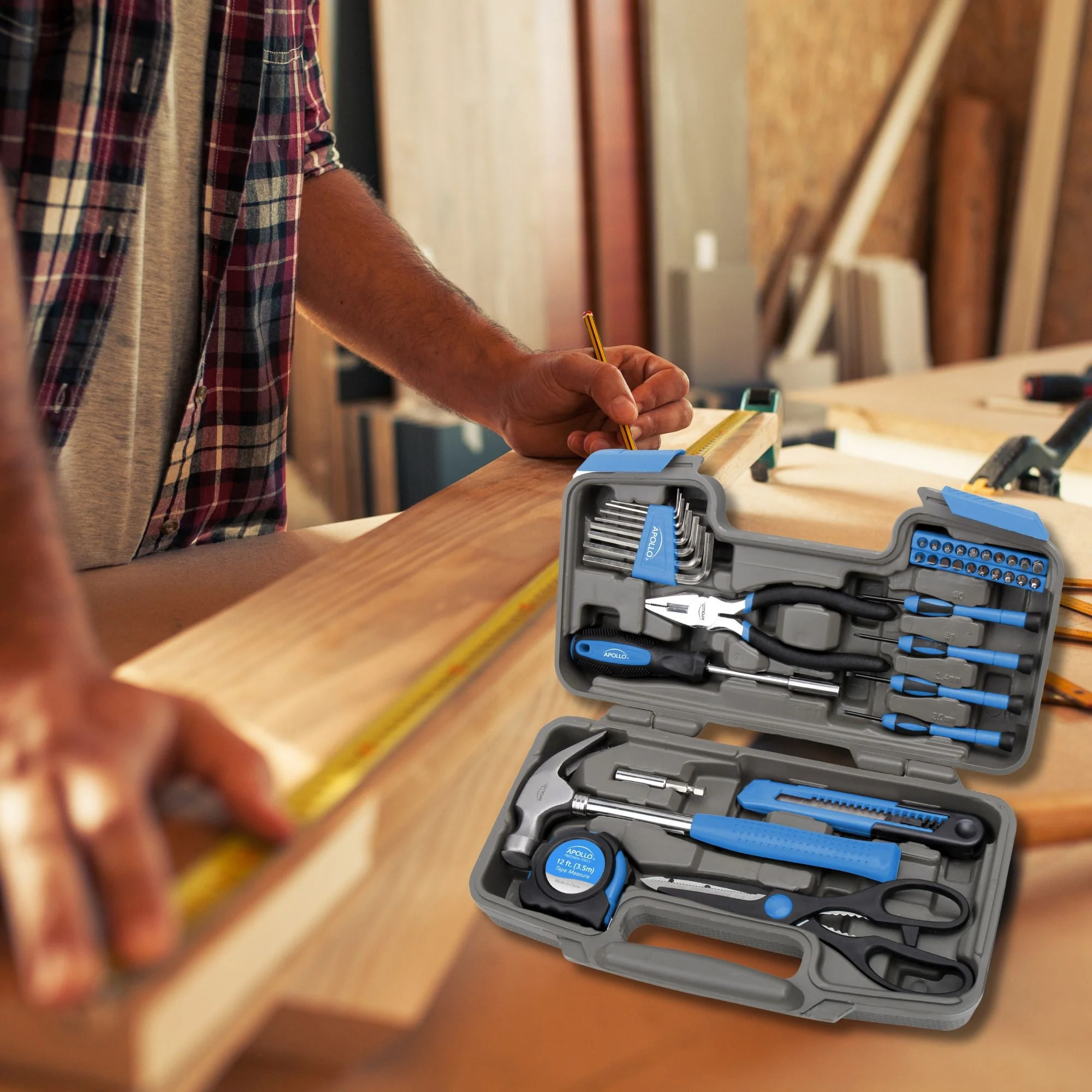 39 Piece General Tool Kit - DT9706BL - Image 13