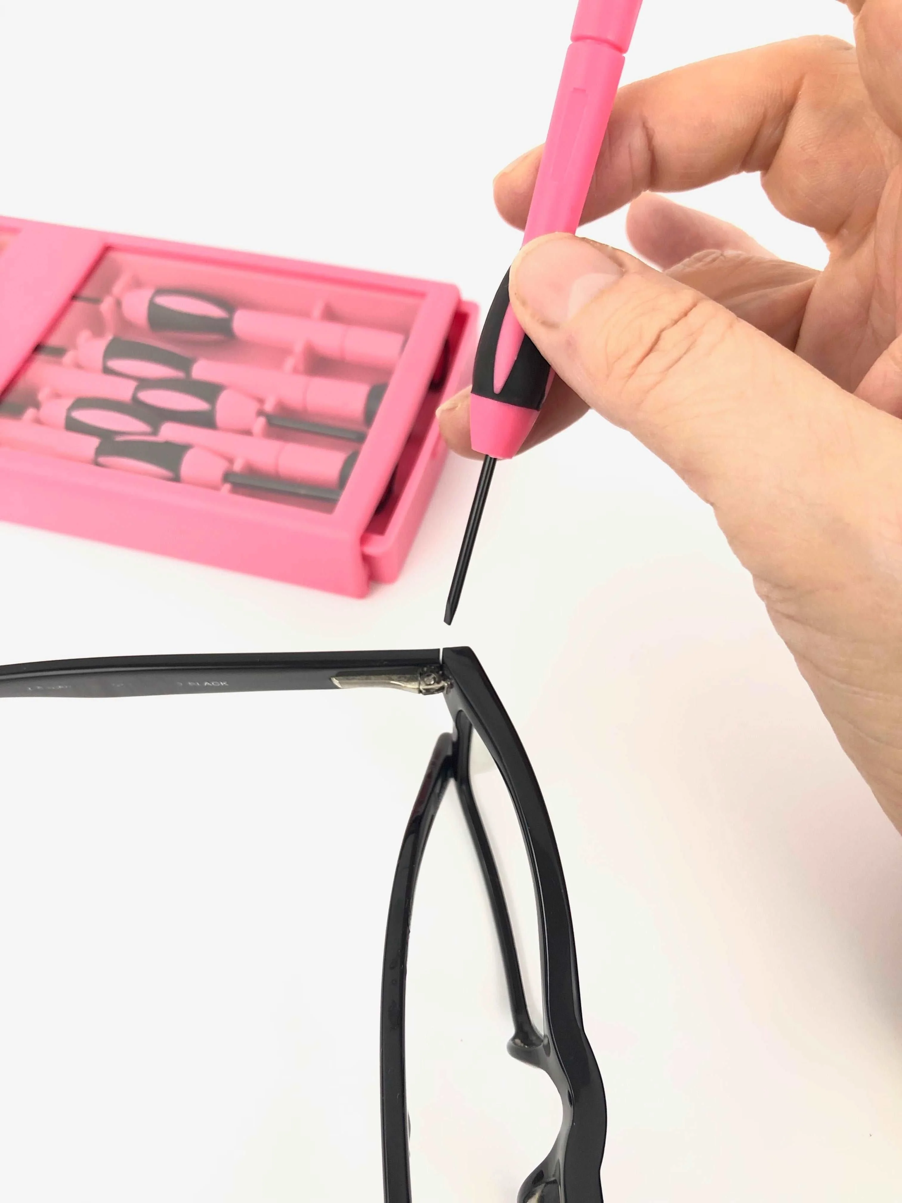 53 Piece Household Tool Kit with Tool Box Pink- DT9773P - Image 9
