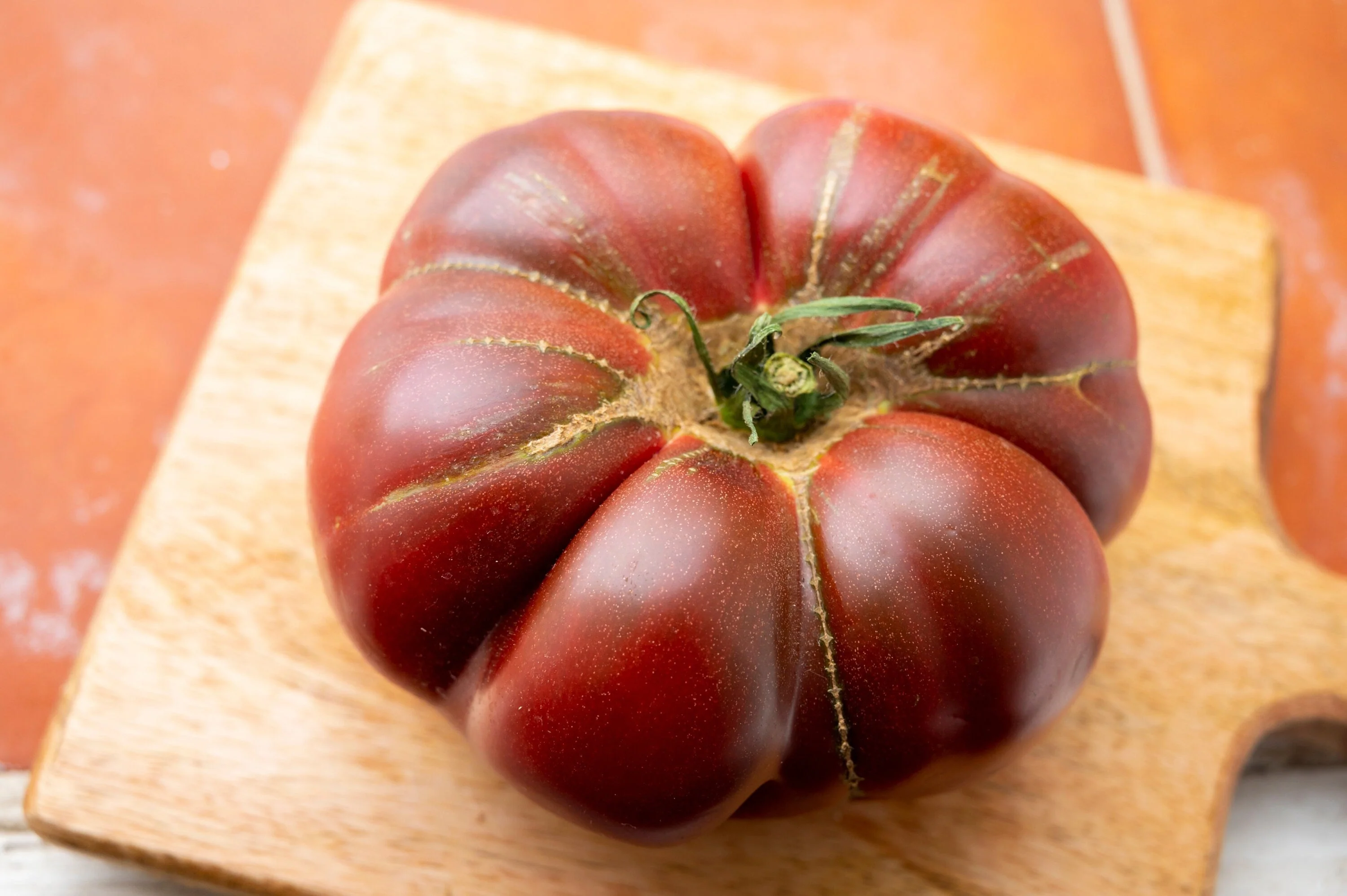 80 BLACK KRIM TOMATO Solanum Lycopersicum Indeterminate Heirloom Beefsteak Fruit Vegetable Seeds - Image 3