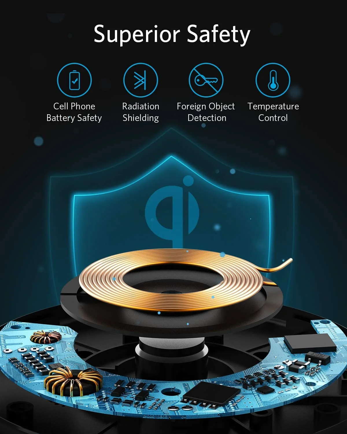 Anker <b>313</b> Wireless Charger (Pad) - Image 5