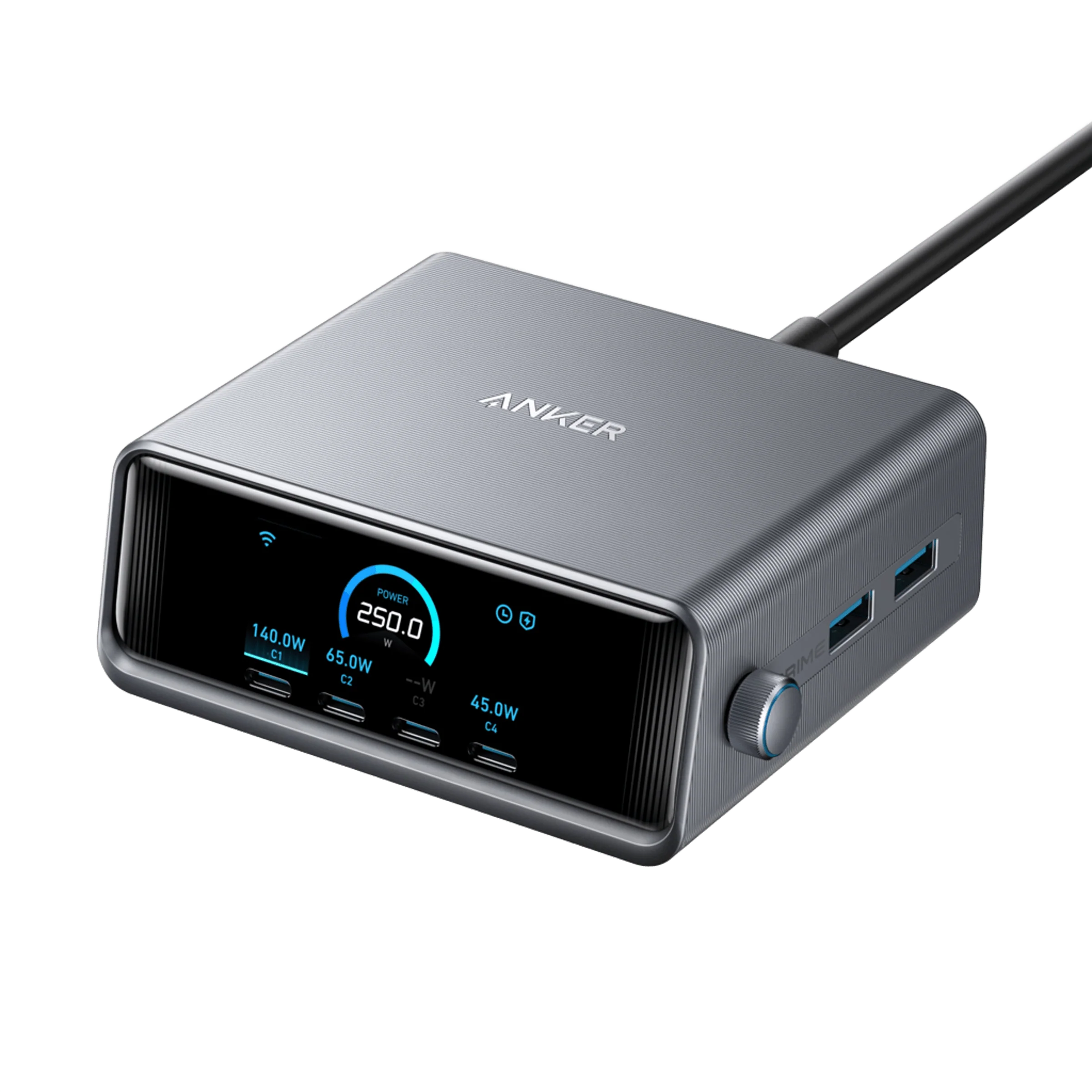 Anker Prime Charger (250W, 6 Ports, GaNPrime)