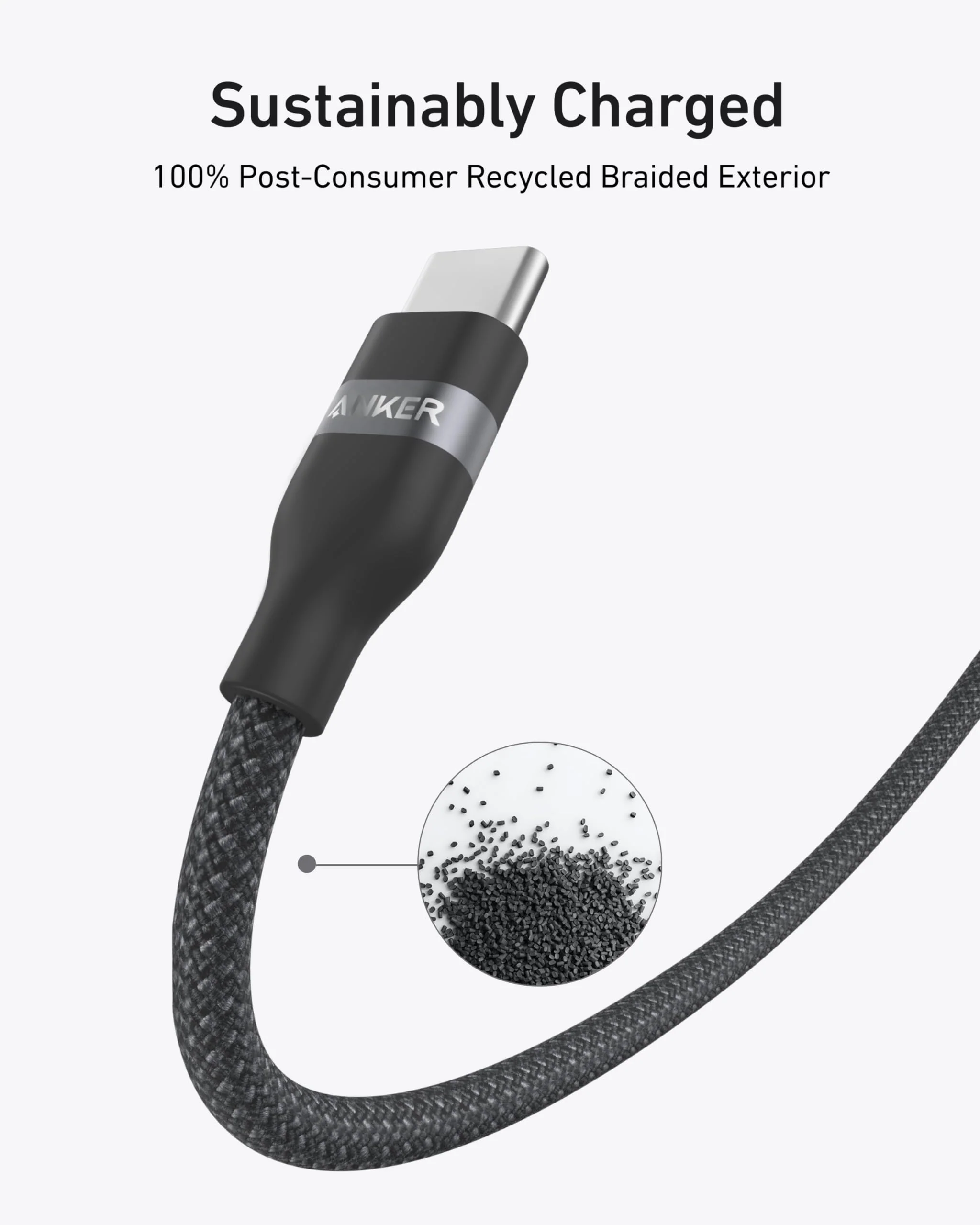 Anker USB-C to USB-C Cable (3 ft / 6 ft, 240W, Upcycled-Braided) - Image 17