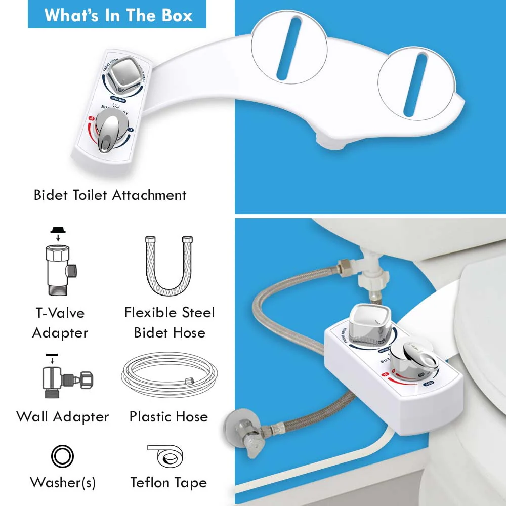 BUTT BUDDY Spa - Cool & Warm Water Sprayer Bidet Toilet Attachment - Image 8