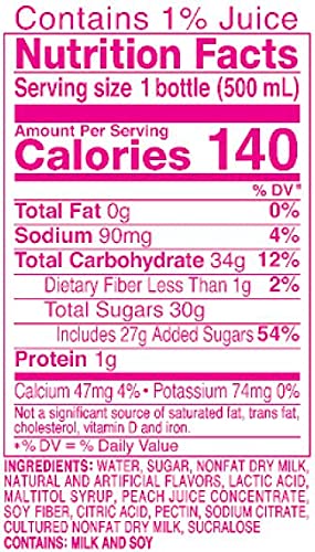 CALPICO White Peach, Non-Carbonated Drink, Japanese Beverage Contains Peach Juice Concentrate, Sweet and Tangy Asian Drink, 16.9 FL oz. (Pack of 6) - Image 3
