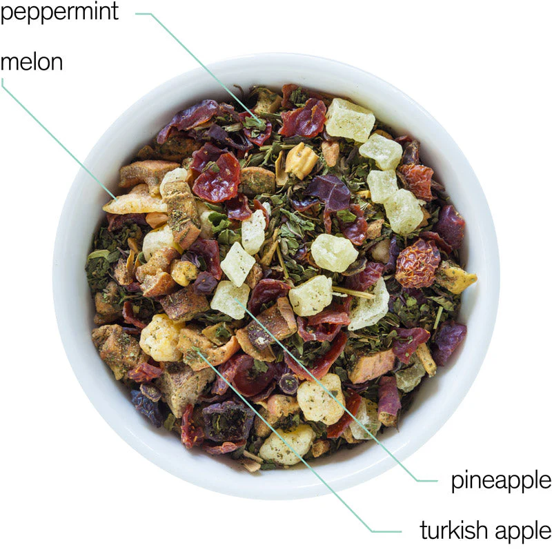 Capri - Honeydew Melon Mint Tea (Caffeine Free) - Image 9