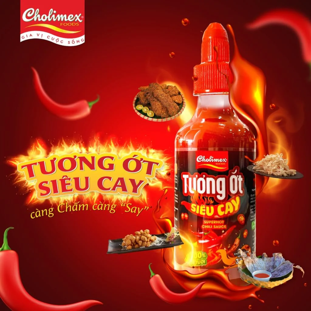 Cholimex Superhot Chili Sauce, The Spice Of Life, Net Wt: 11.64 Oz. (330g) - Pack of 1 - Image 3