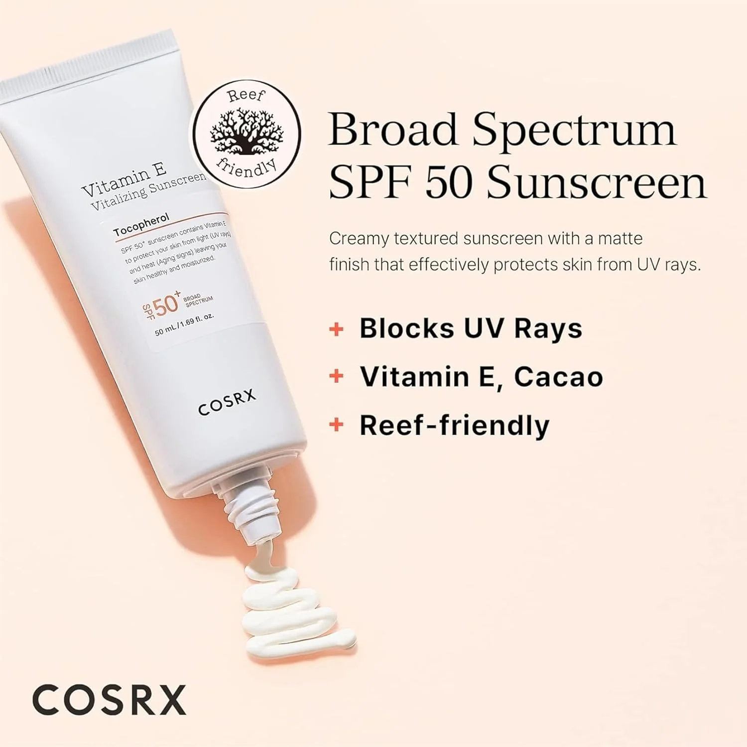 Cosrx Vitamin E Vitalizing Sunscreen SPF 50+ - Image 2