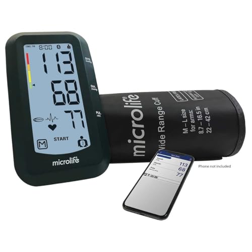 Microlife Bluetooth Upper Arm Blood Pressure Monitor with Irregular Heartbeat Detection Bluetooth Connectivity and Free Microlife Health App - Image 3