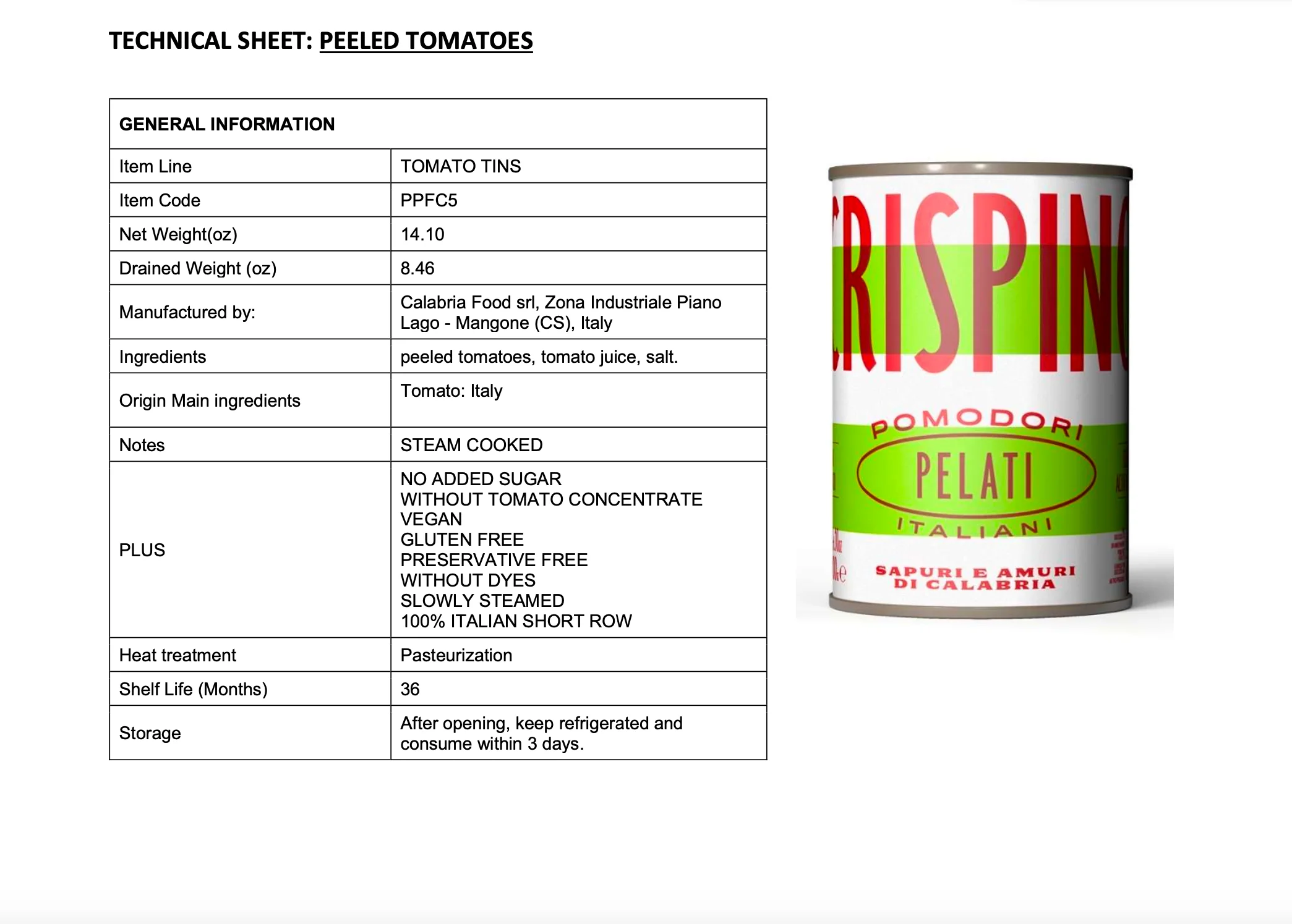 Crispino Peeled Tomatoes - Image 4