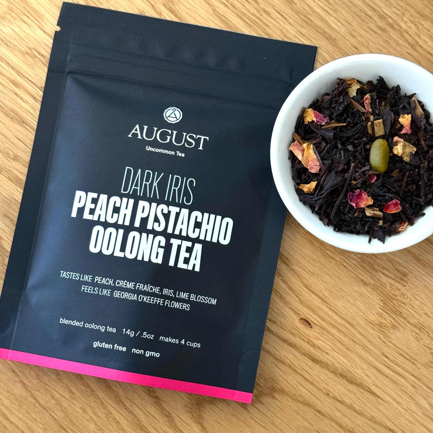 Dark Iris - Peach Pistachio Oolong Tea - Image 6
