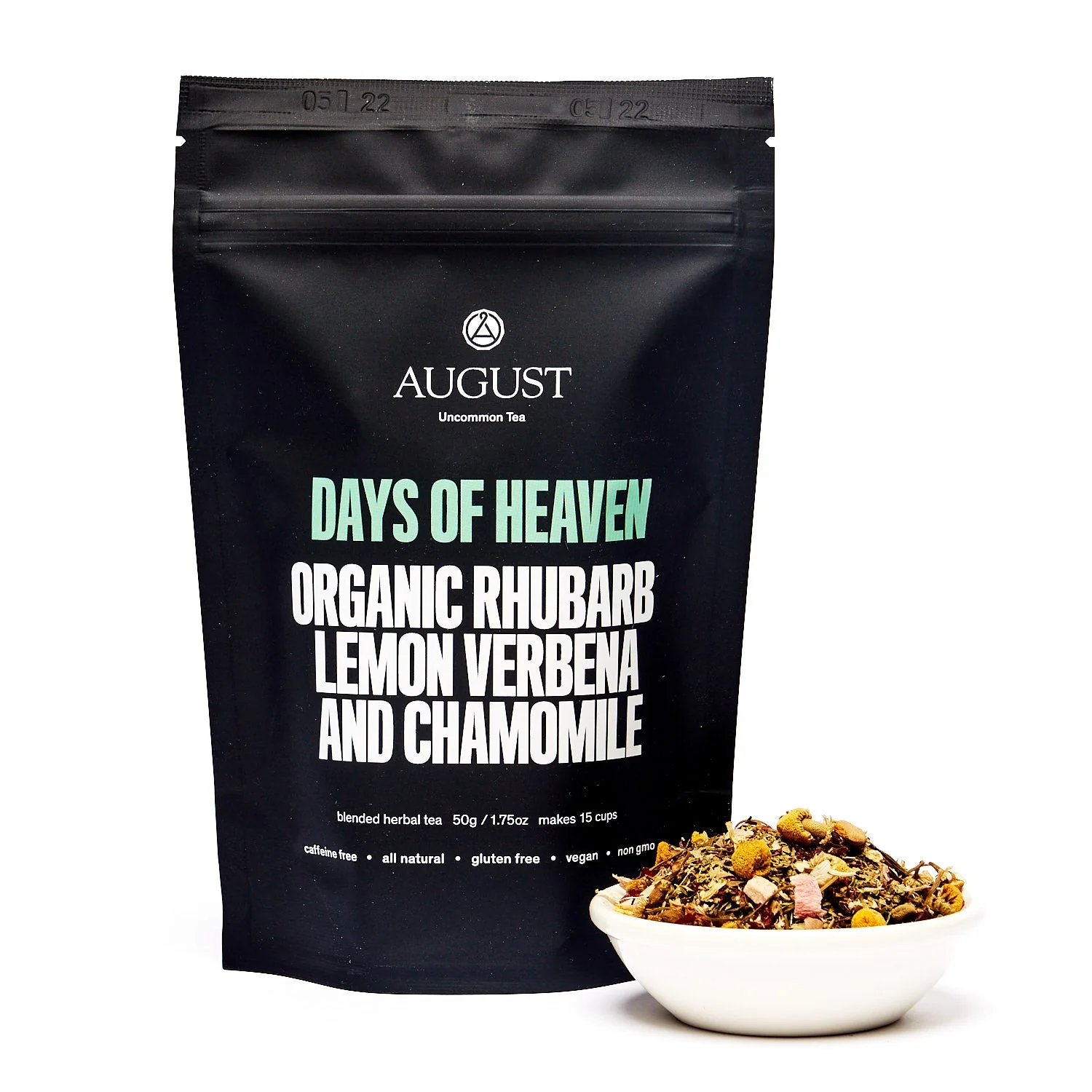 Days of Heaven - Rhubarb Verbena Chamomile Tea (Caffeine Free) - Image 2