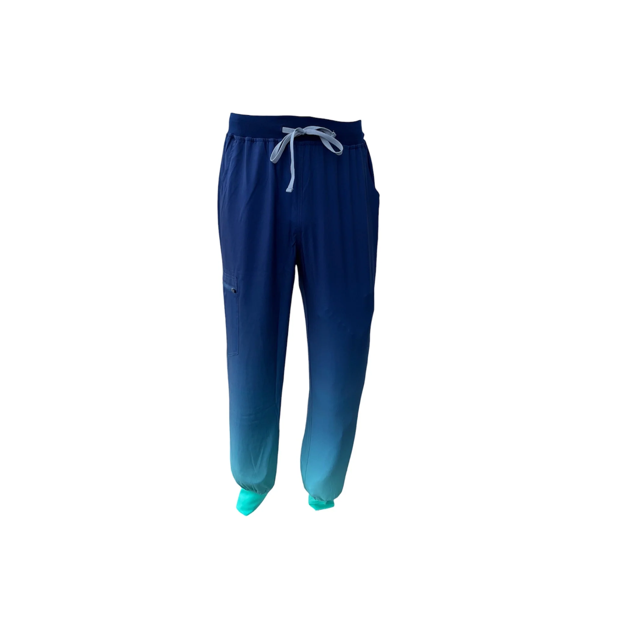 DK Gradient Jogger Scrub Pants (Blue/Green) - Image 2