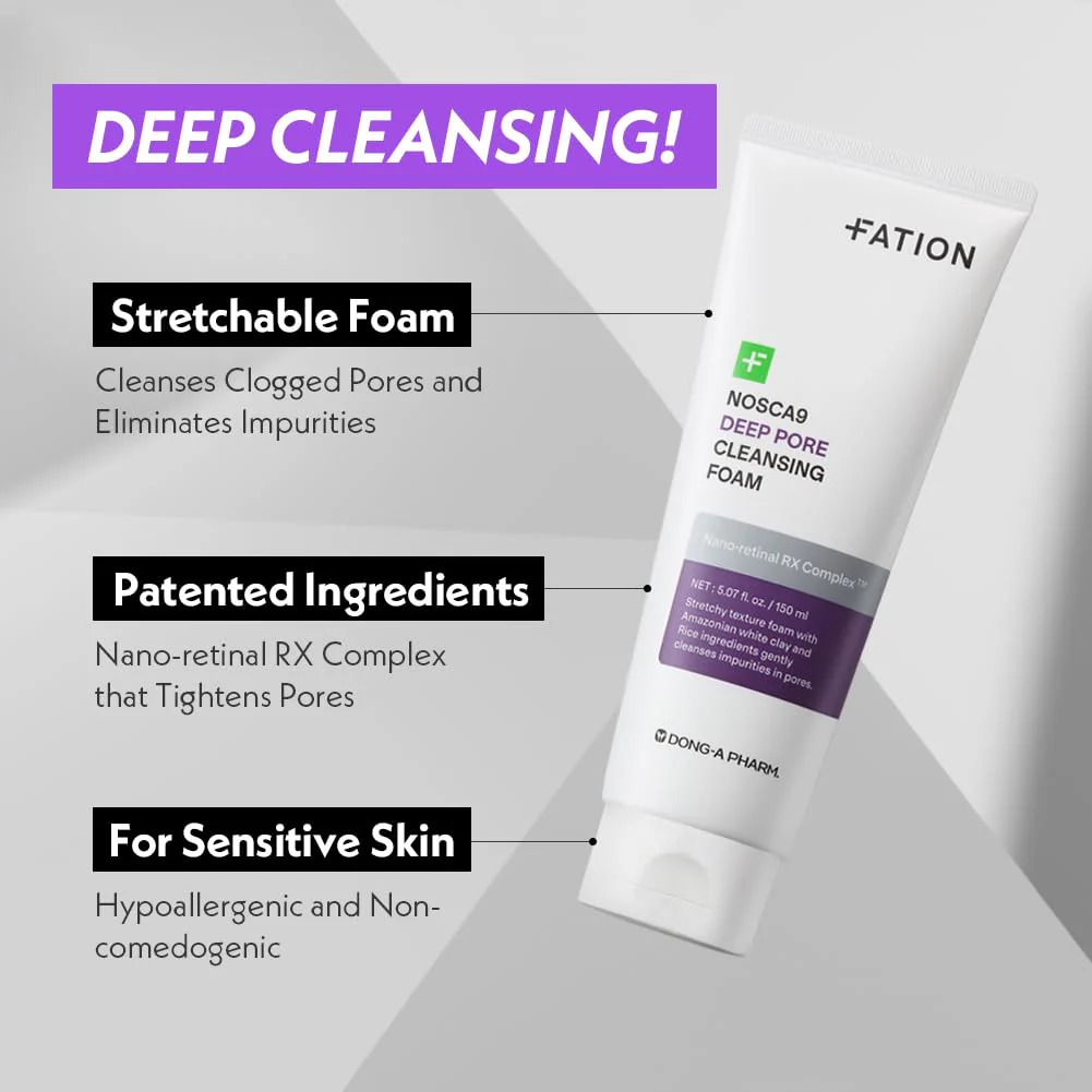 Fation NOSCA9 Deep Pore Cleansing Foam - Image 2