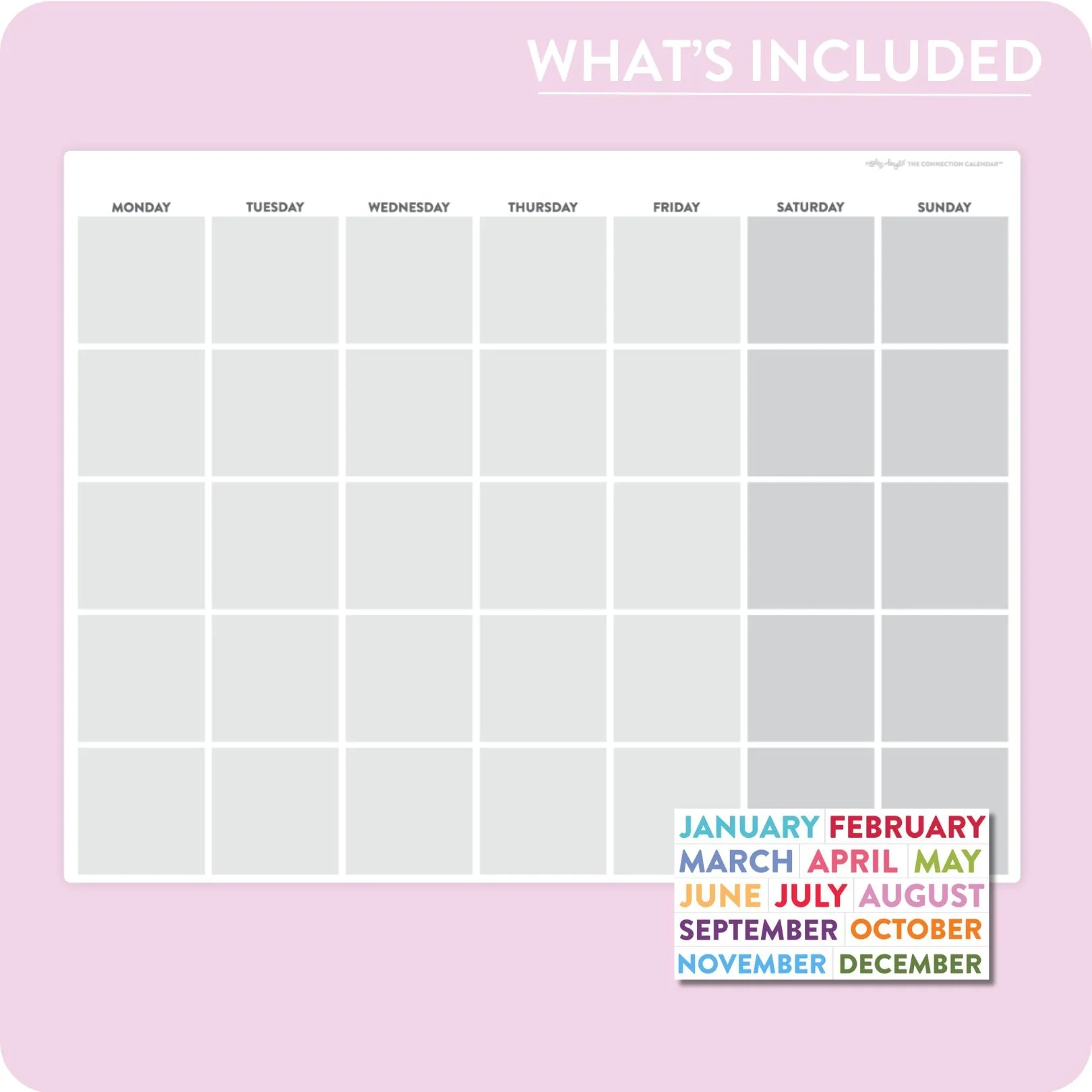 Flex Magnetic Monthly Calendar - Image 2
