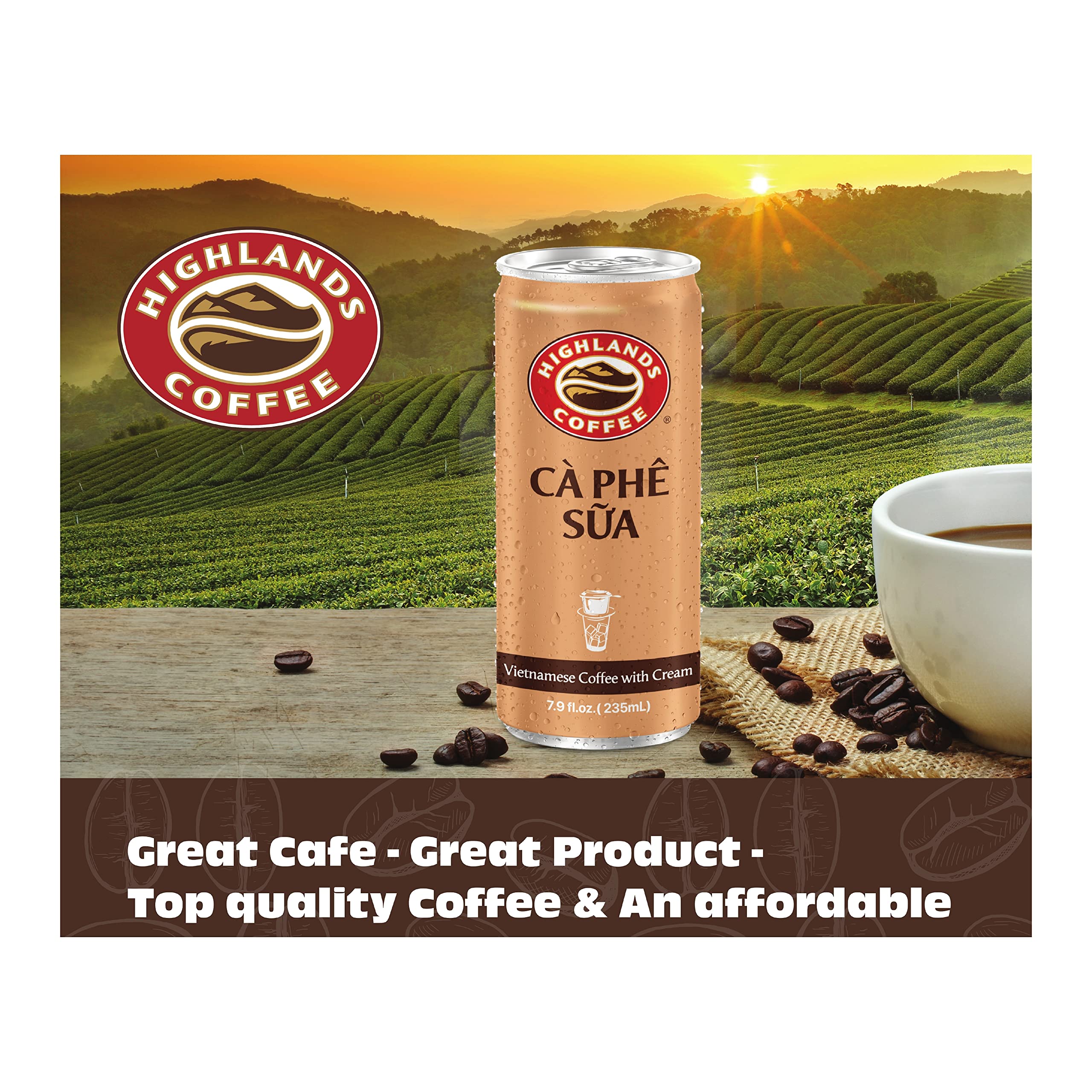 Highlands Coffee Vietnamese Coffee with Condensed Milk│7.9 oz Can - Image 4
