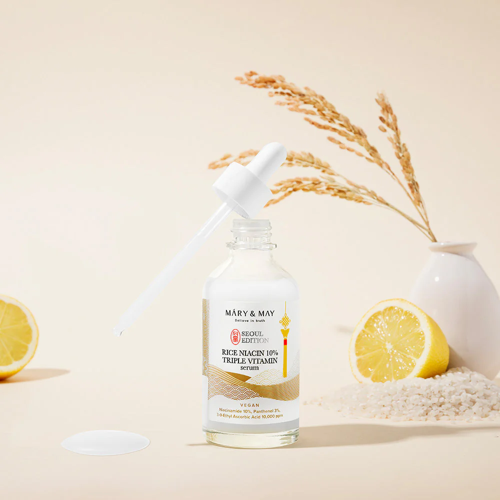 Mary & May Rice Niacin 10% Triple Vitamin Serum - Image 3