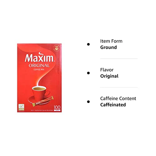 Maxim Ground Original Korean Coffee - 100pks - Image 4