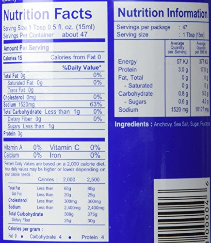 Megachef Premium Anchovy Fish Sauce (23.6 fl. oz. - 700 ml) - Image 3