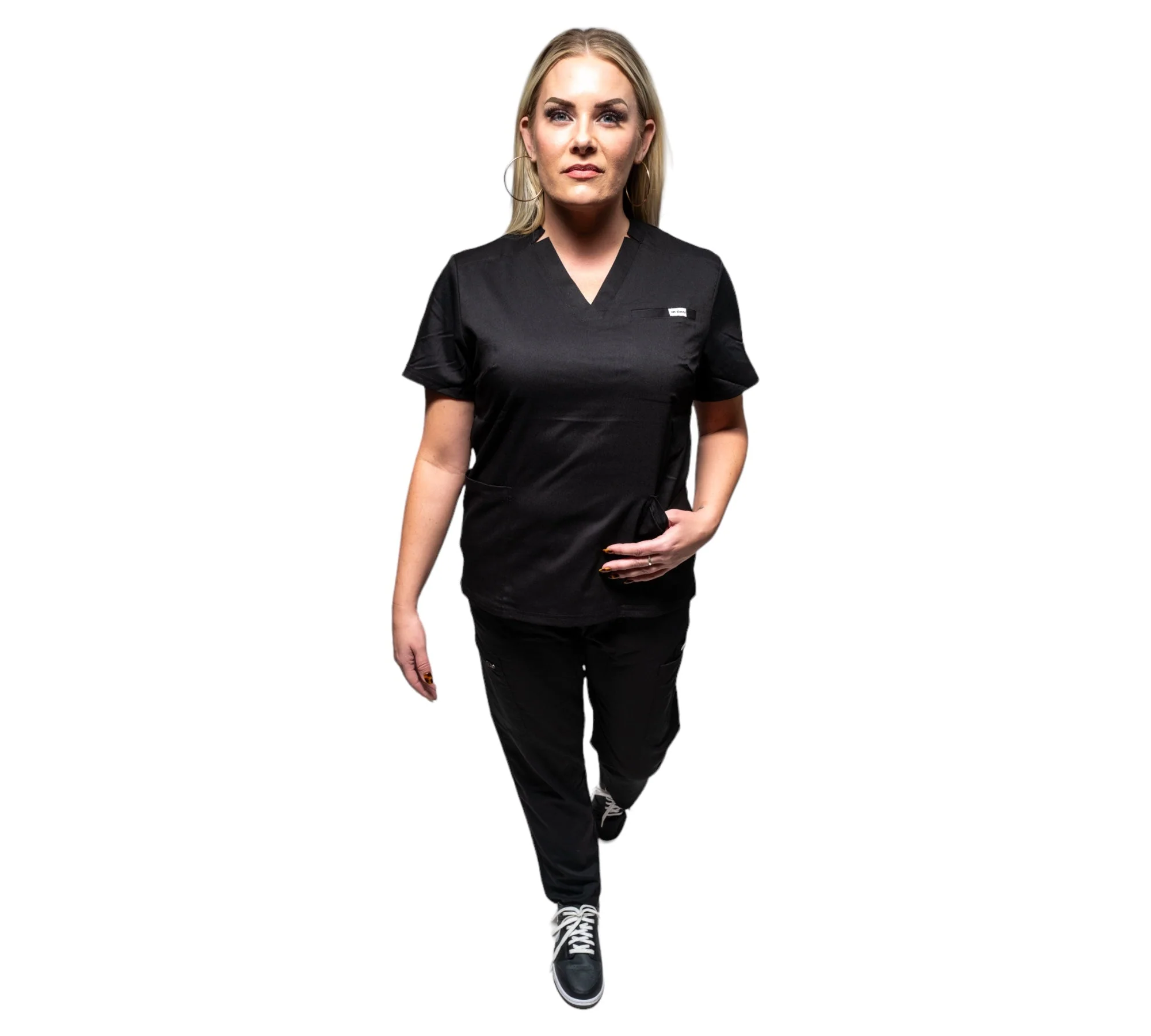 MJ V-Neck Scrub Top (Unisex) - Image 2