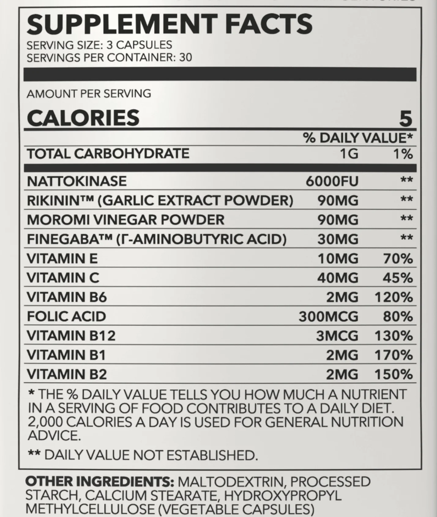 Nattokinase Blend 6,000 FU Cardiovascular Support Capsules - Image 6