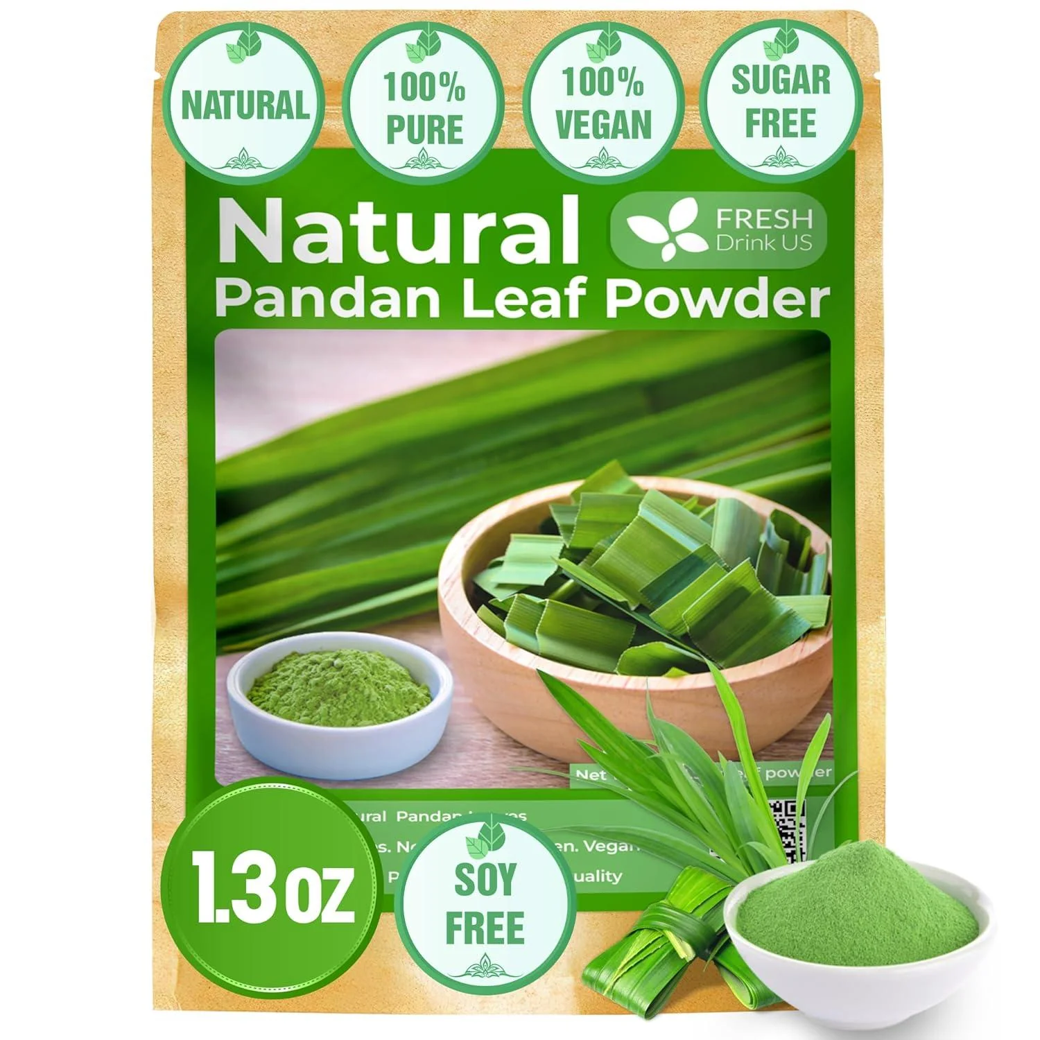 Natural Pandan Leaves Dried, No Additives, No Caffeine, Vegan - Image 13