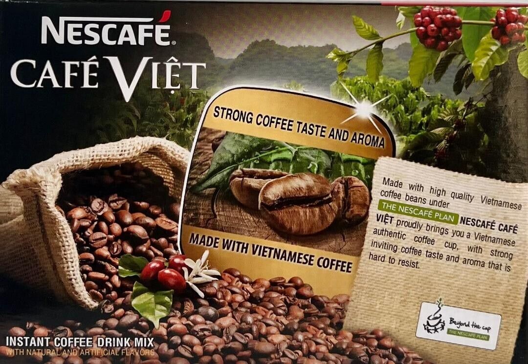 Nescafe Cafe Viet Black Iced Instant Coffee Drink Mix 15 Sachets x 16g - Image 2