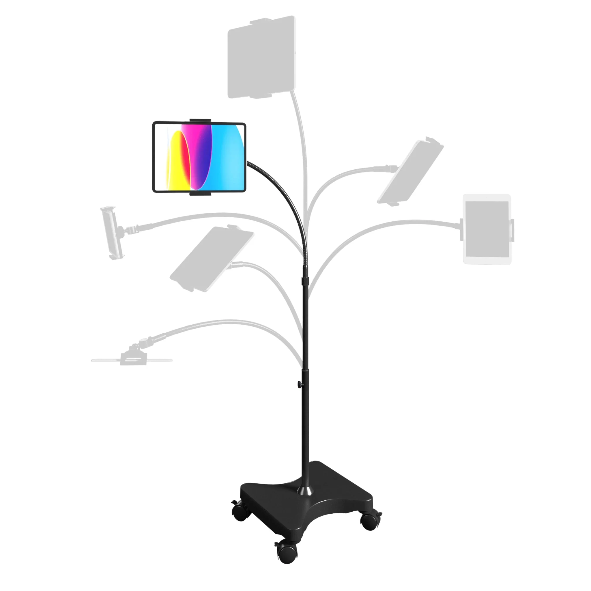 NEW - LEVO Gooseneck Tablet Floor Stand WITH Casters - Image 7