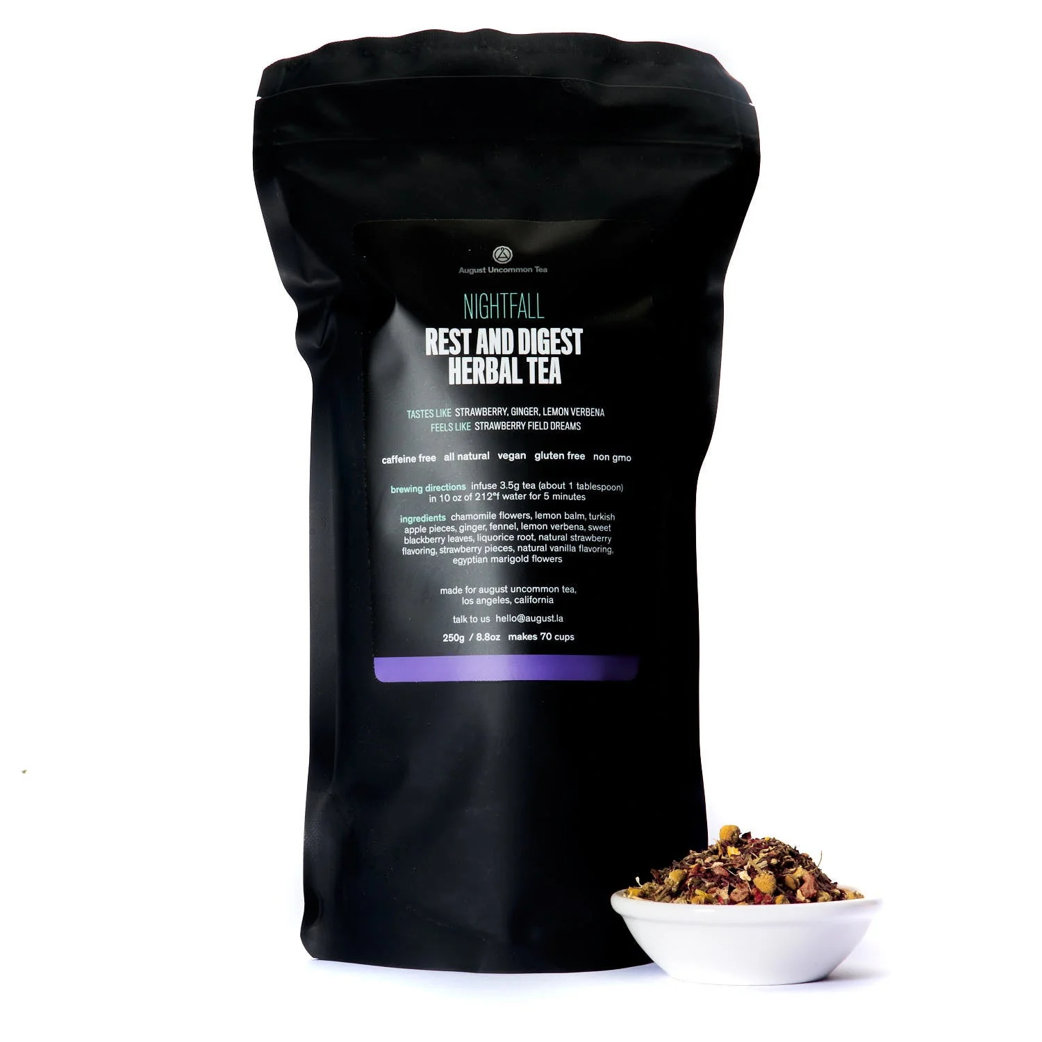Nightfall - Rest and Digest Herbal Tea (Caffeine Free) - Image 3