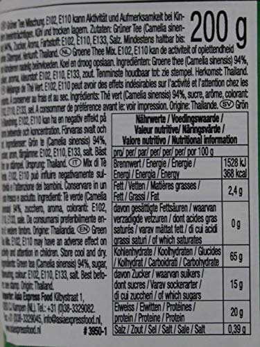 Number One Milk Green Tea Mix in Fine Loose Leaves with Mild Jasmine Flavor, from Thailand (7 oz Bag) - Image 4