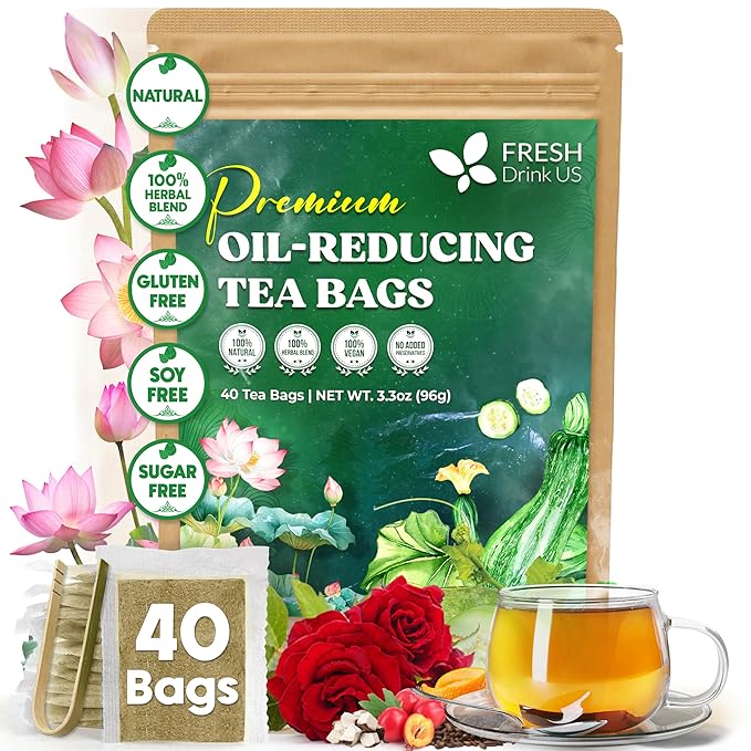 Oil Reducing Tea, Oil Cleansing for Liver, 10 Herbal Ingredients, Traditional Recipe Tea for Liver, 100% Natural, Easy Brewing, Steep Repeatedly (Tea Bags/ Tea Packs) - Image 14