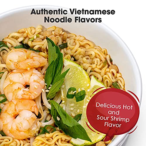 OMACHI Golden Potato Noodles - Hot and Sour Shrimp Flavor - Made with Natural Ingredients (Hot & Sour Shrimp, Pack of 5) - Image 7