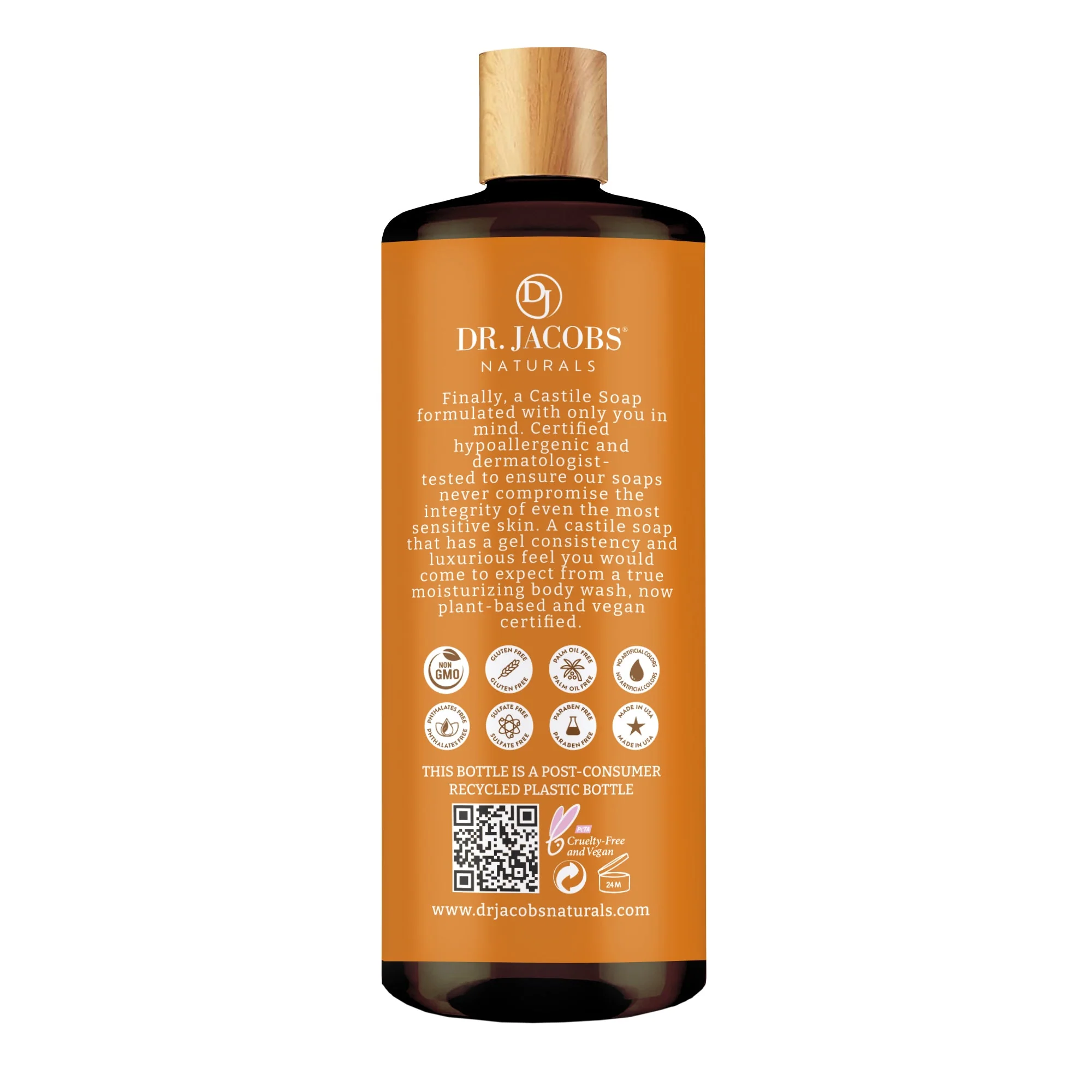 Orange & Ginger Castile Body Wash (All American) - Image 2