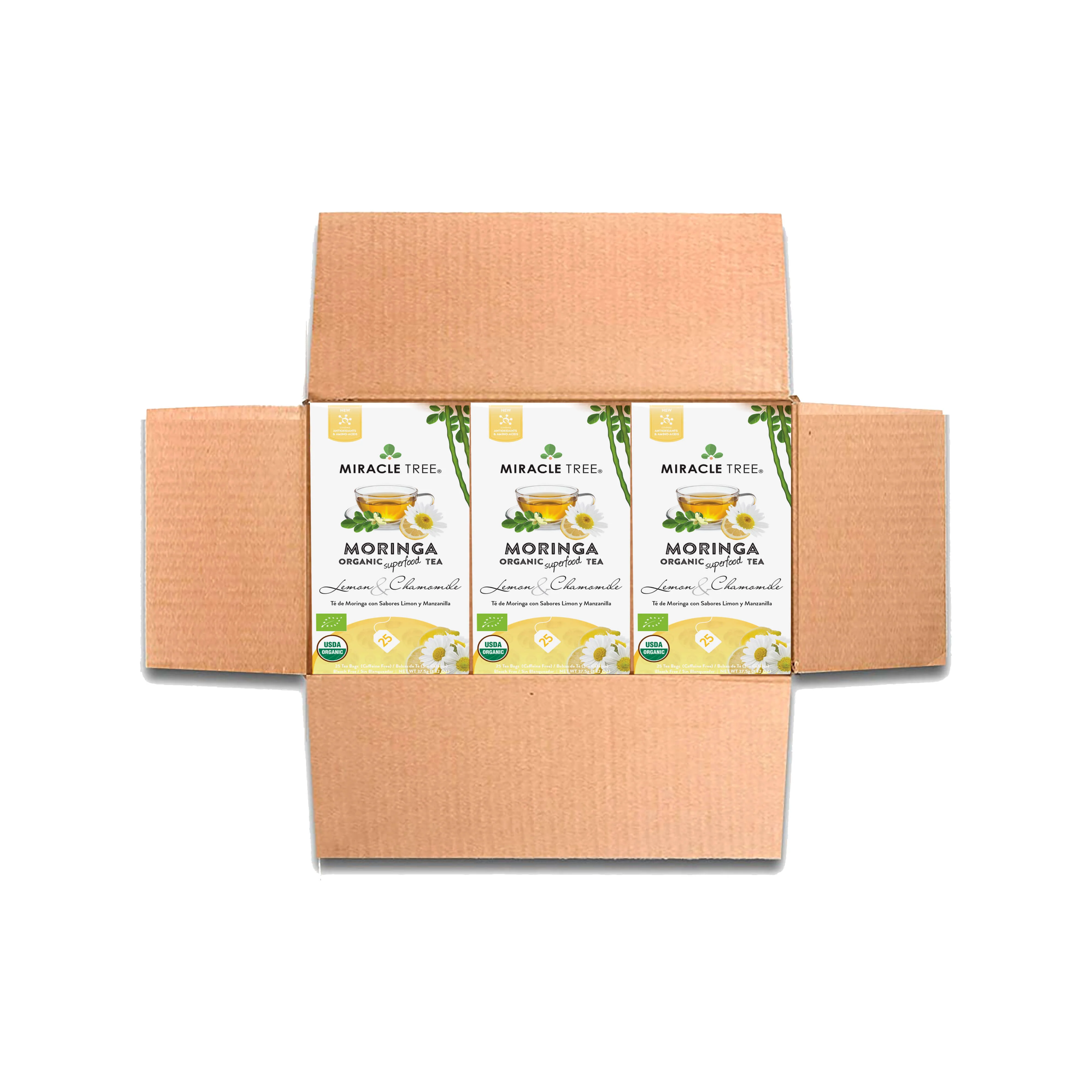 Organic Moringa Tea, Lemon & Chamomile - Image 5