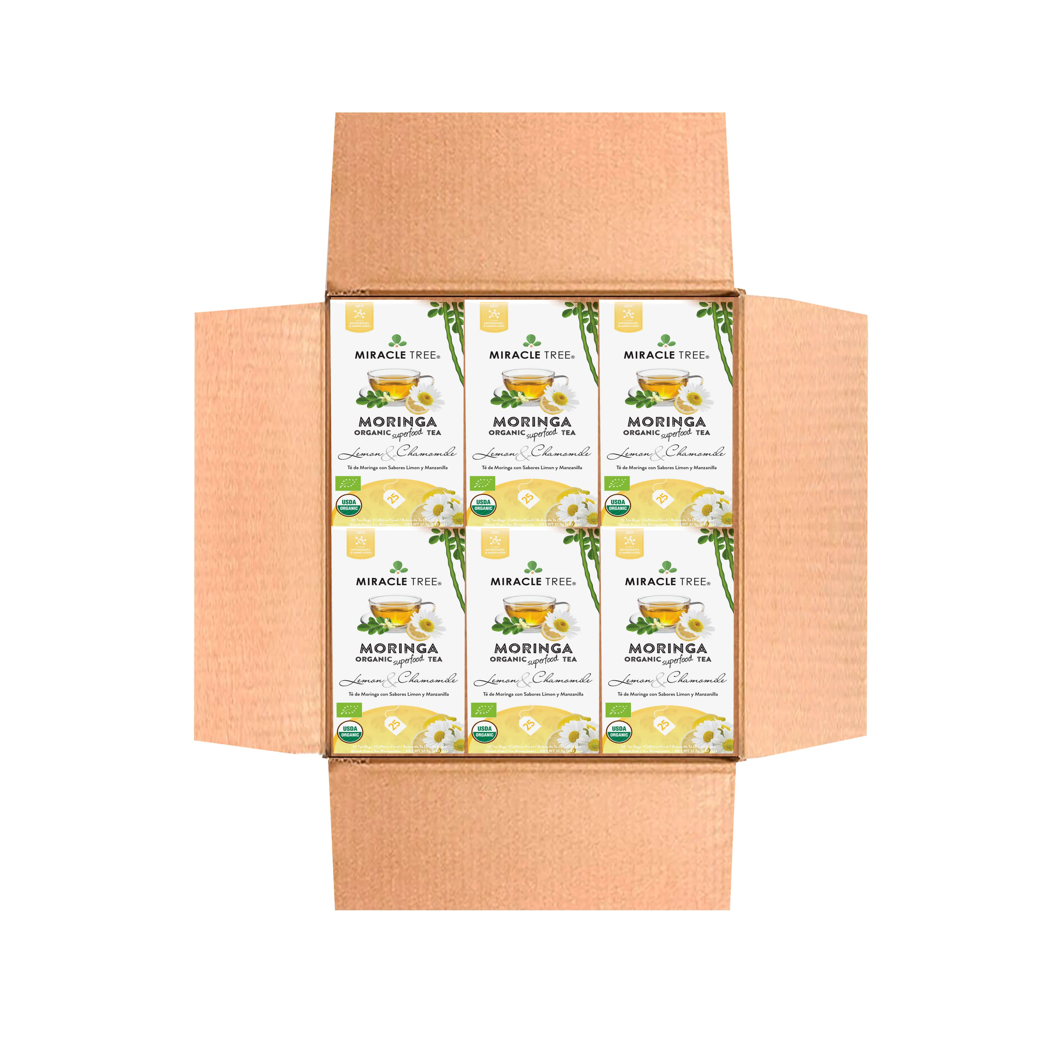 Organic Moringa Tea, Lemon & Chamomile - Image 6