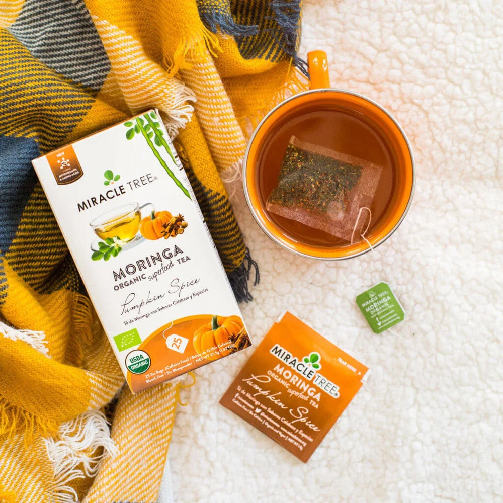 Organic Moringa Tea, Pumpkin Spice - Image 4