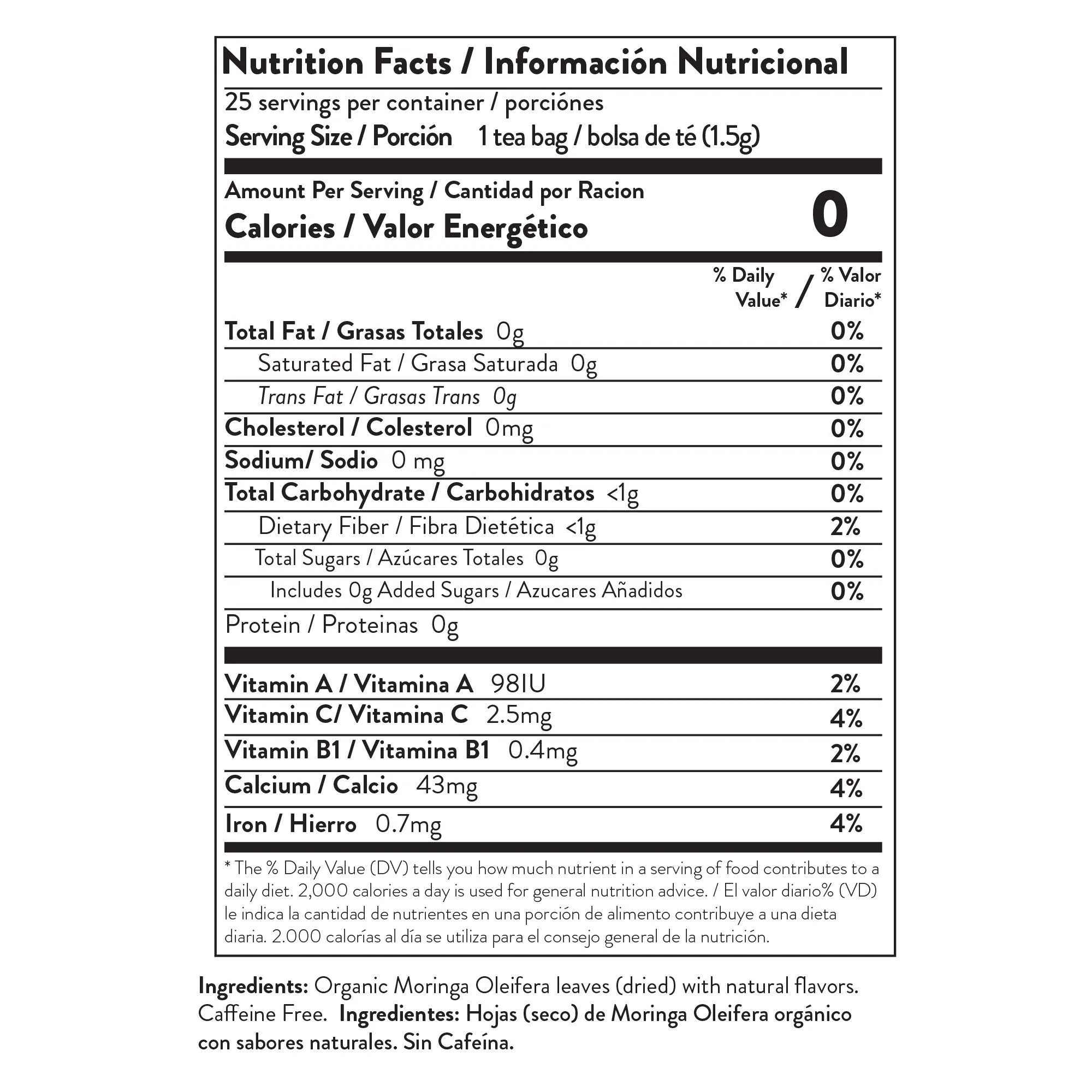 Organic Moringa Tea, Watermelon - Image 3