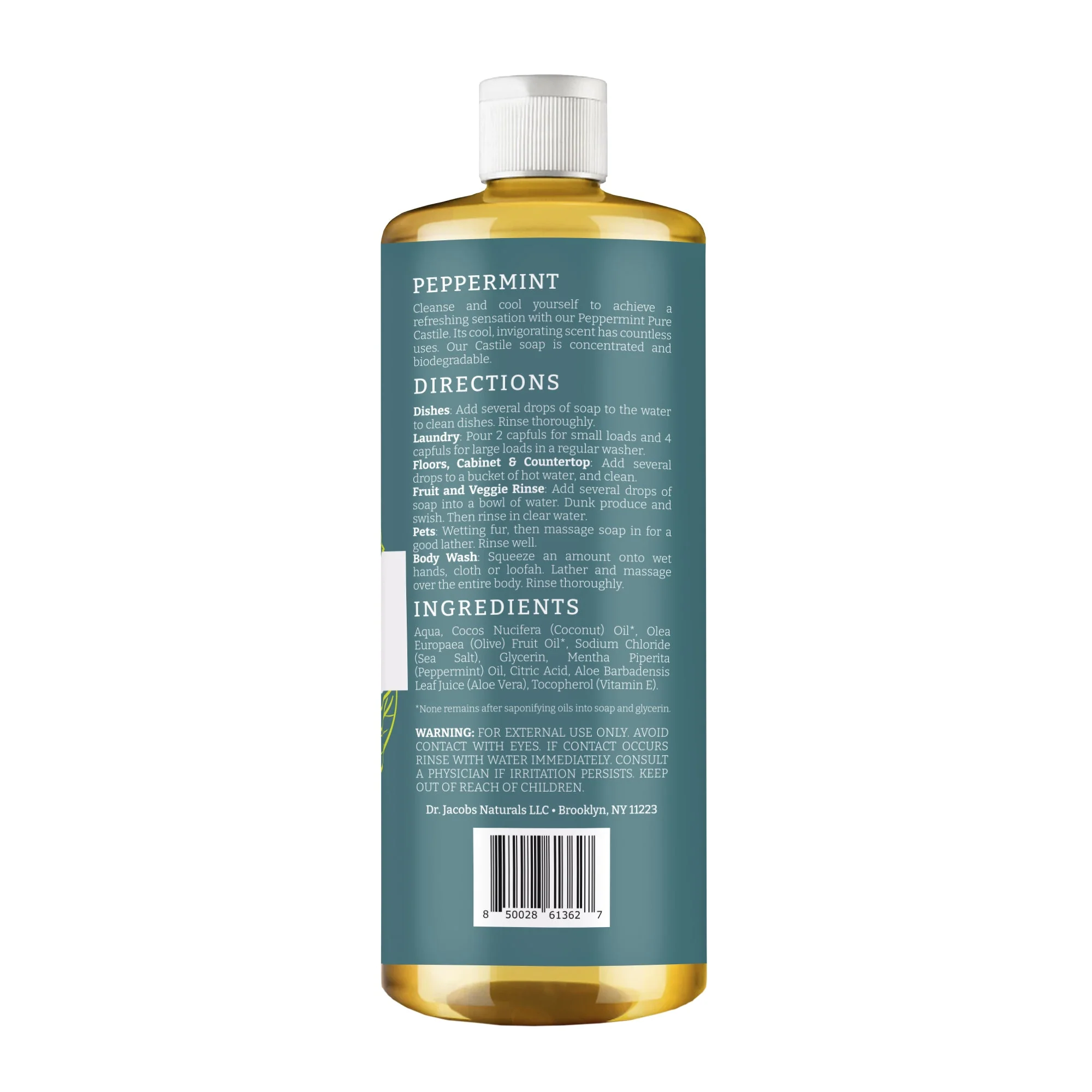 Peppermint All in 1 Castile Soap - Thin Formula - Image 5