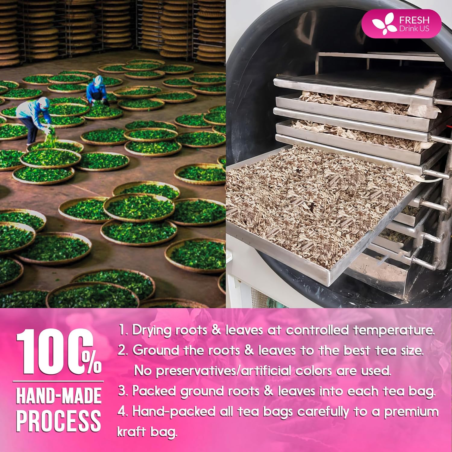 Premium Marshmallow Root and Leaf Tea Bags, 100% Natural & Pure. - Image 7