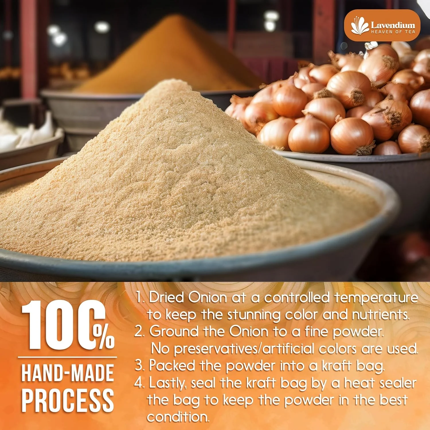 Premium Onion Powder, 100% Natural and Pure from Onion, Rich Flavor, Perfect for Cooking & Seasoning - Image 7