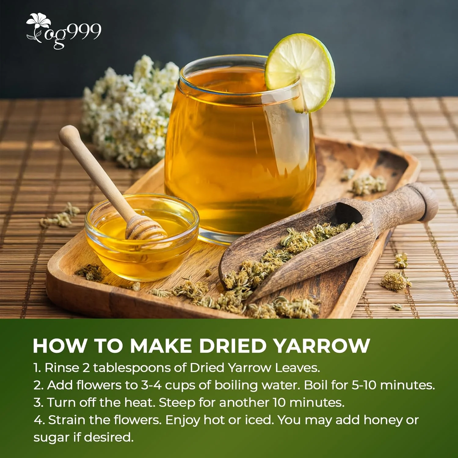 Premium Yarrow Tea Leaves | Naturally Aromatic, Freshly Packed Loose Leaf Yarrow - Image 9