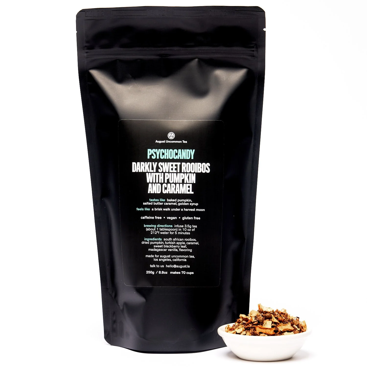 Psychocandy - Roasted Pumpkin Caramel Rooibos Tea (Caffeine Free) - Image 5