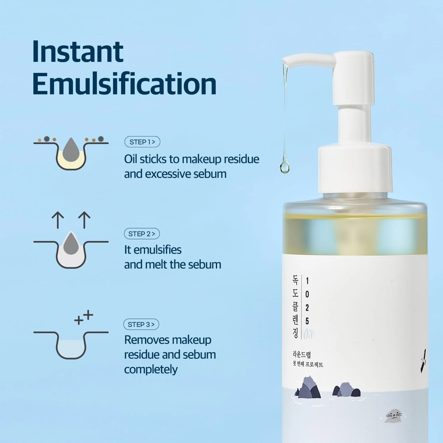 Round Lab 1025 Dokdo Cleansing Oil - Image 5