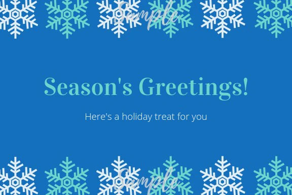 Seedville USA Shop Gift Certificate - Season's Greetings Hanukkah or Christmas Design - By Email or Postal Mail - You Choose Amount - Image 2