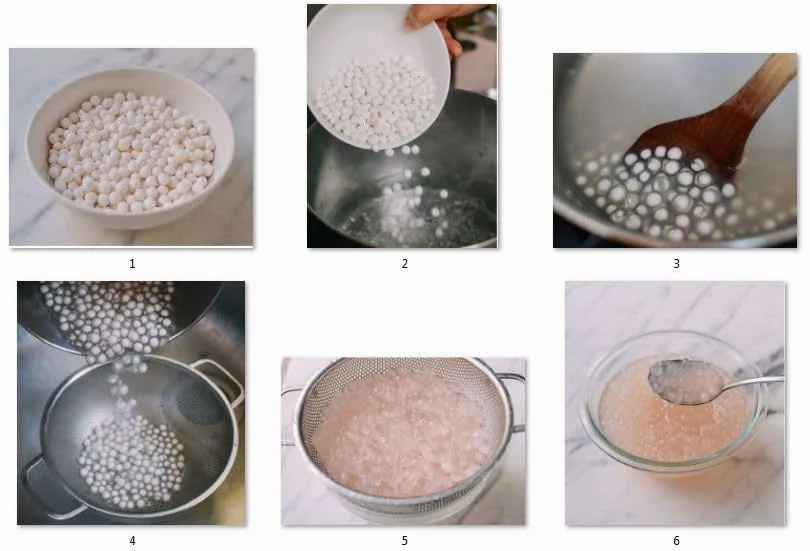 Small Tapioca Boba Pearls (Sago Balls) from Cassava -Translucent & Flavor-Absorbent - Ideal for Soup or Sauce Thickening - Image 7