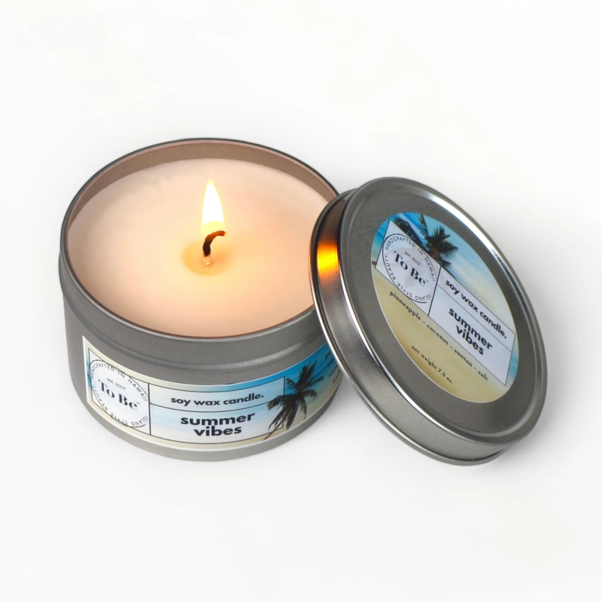 Summer Vibes Soy Wax Candle *NEW! - Image 4