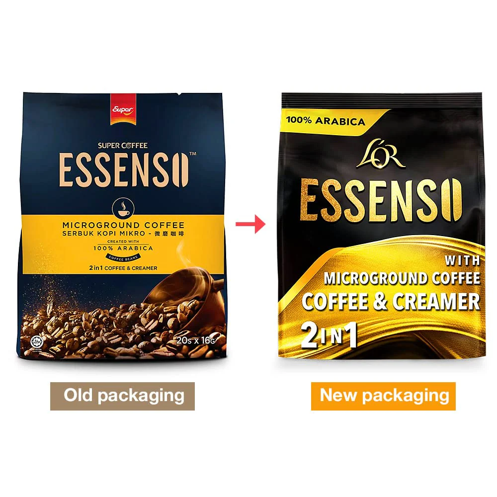 Super Instant Microground Coffee Essenso Arabica - Coffee & Creamer (25 Sticks in Bag) - Image 2