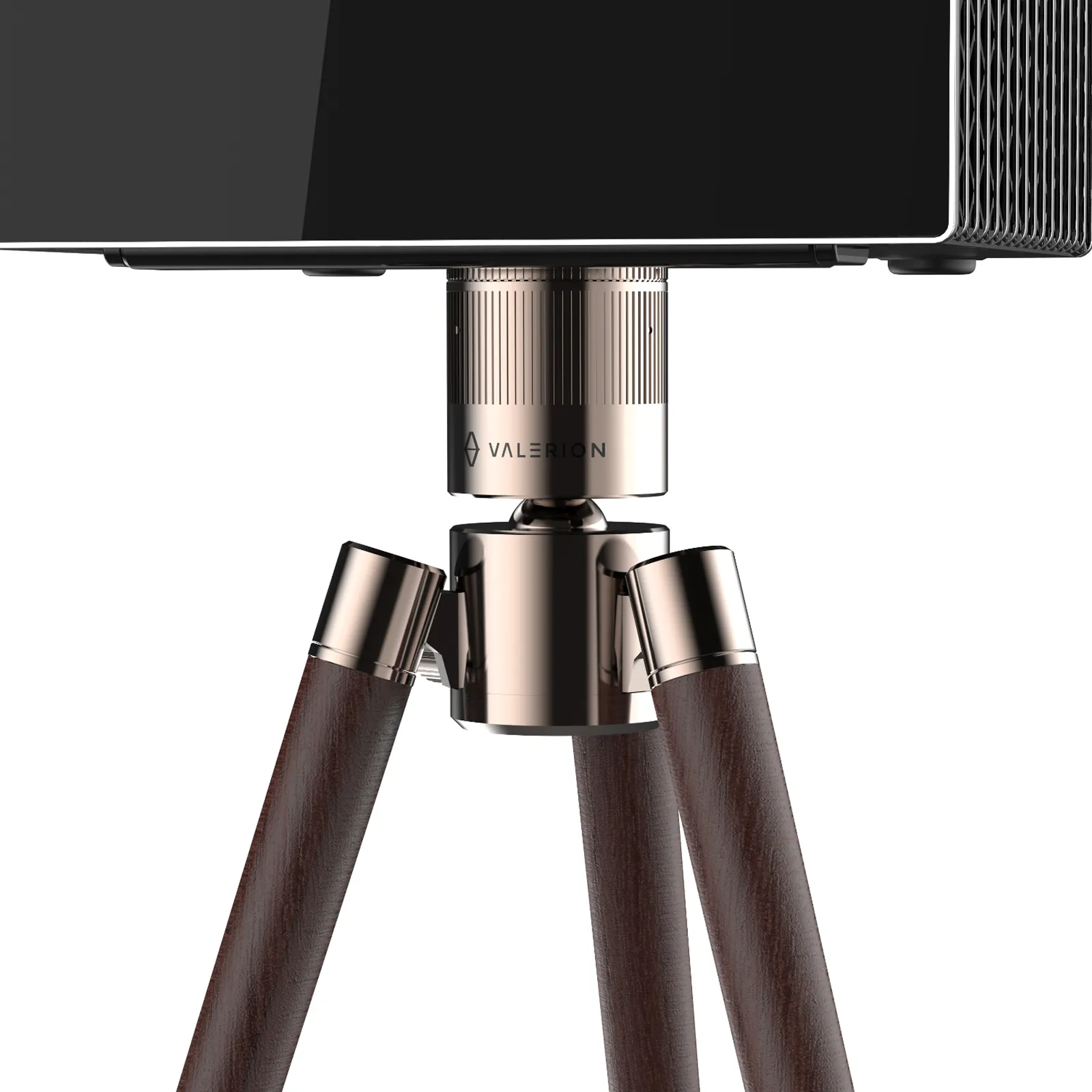 Valerion Walnut Tripod Stand - Image 2